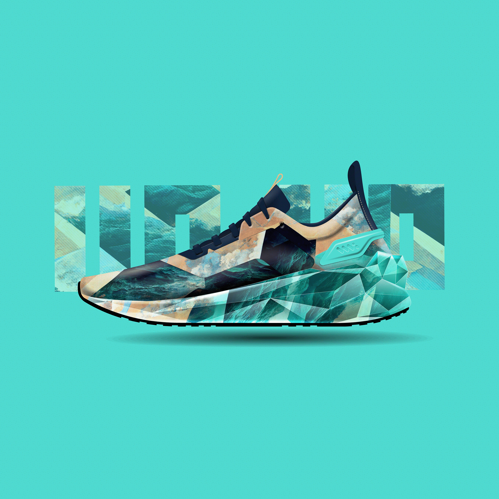 shoes，outline，concept，