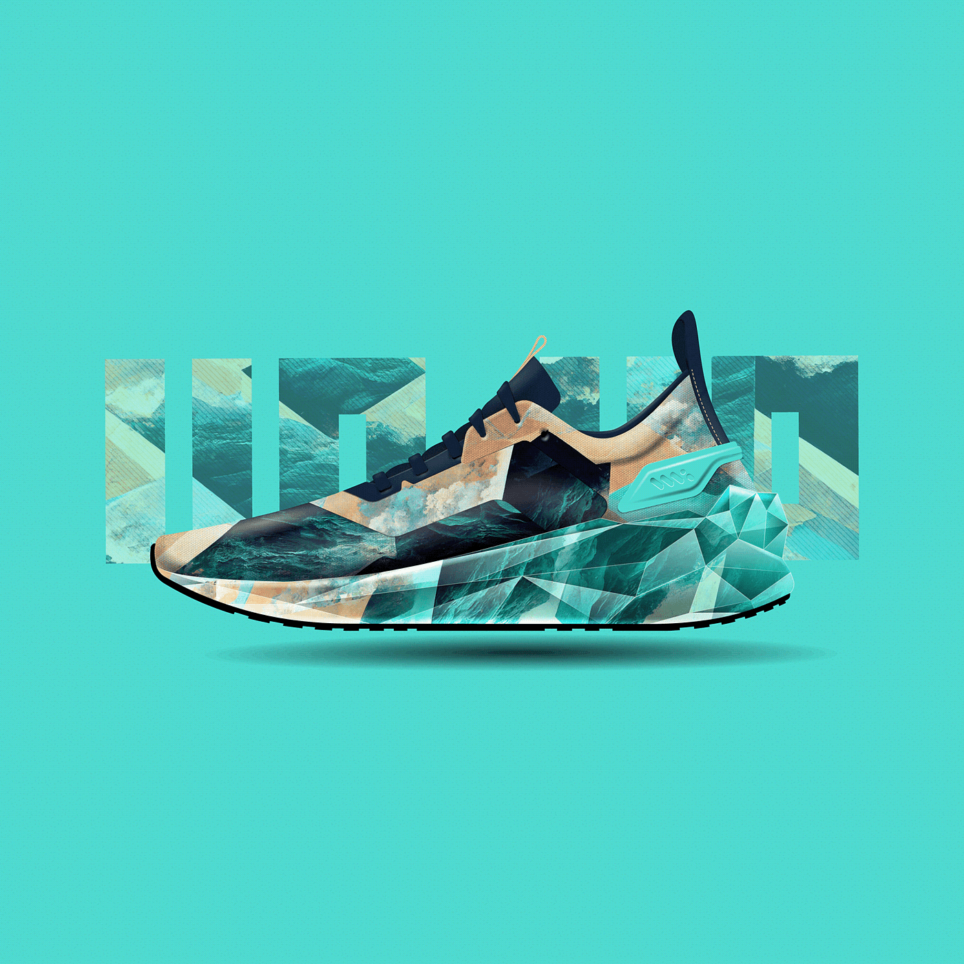 shoes，outline，concept，
