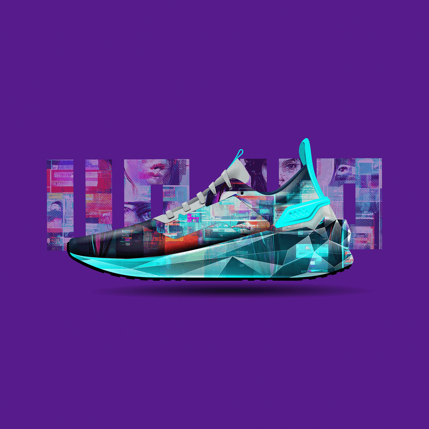 shoes，outline，concept，