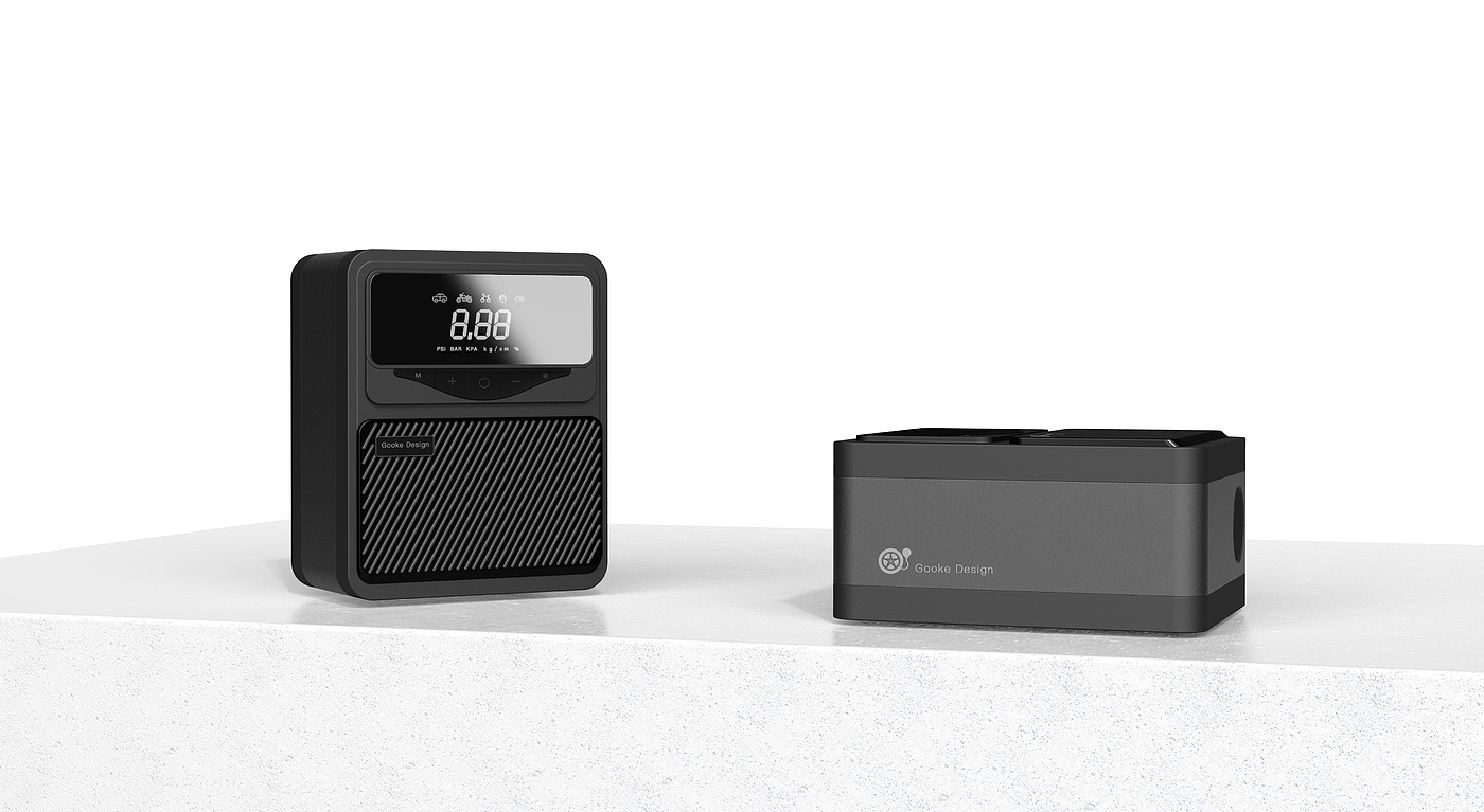 Portable intelligent air pump，