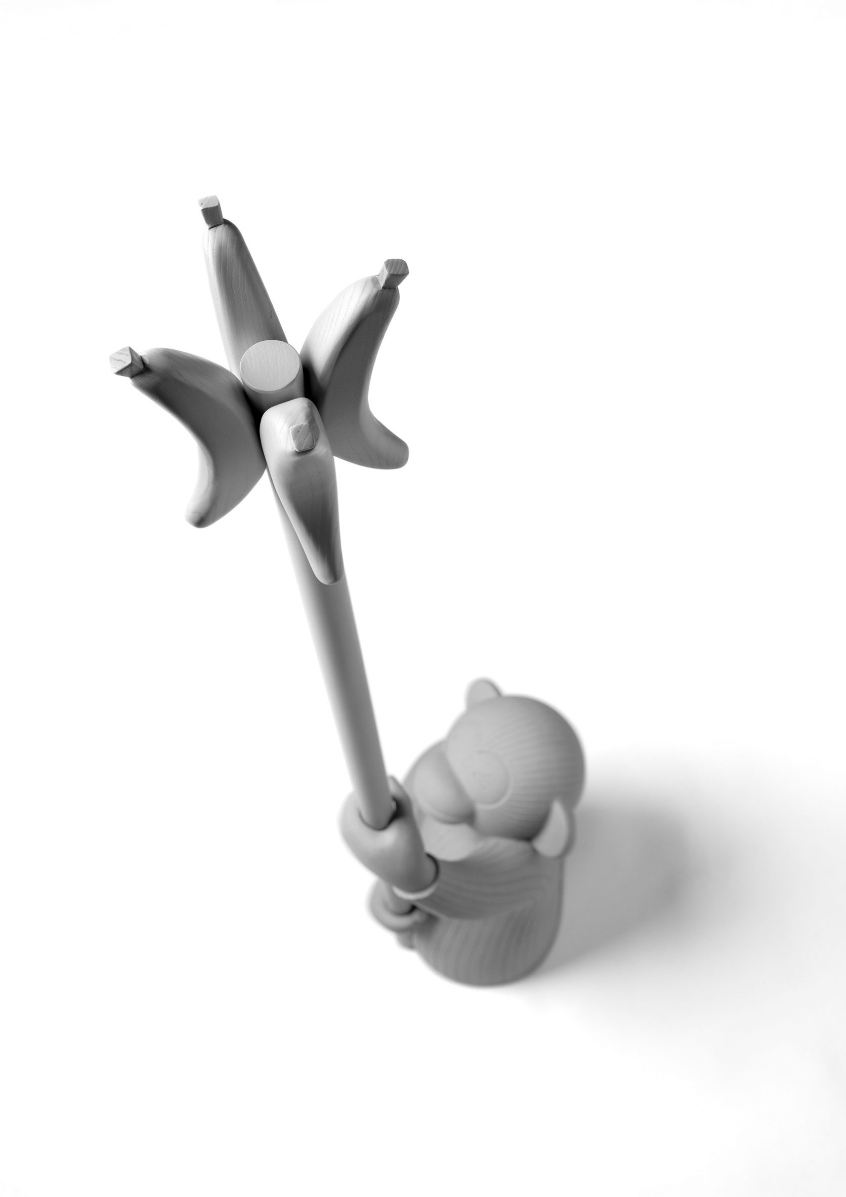 coat hanger，monkey，Banana，