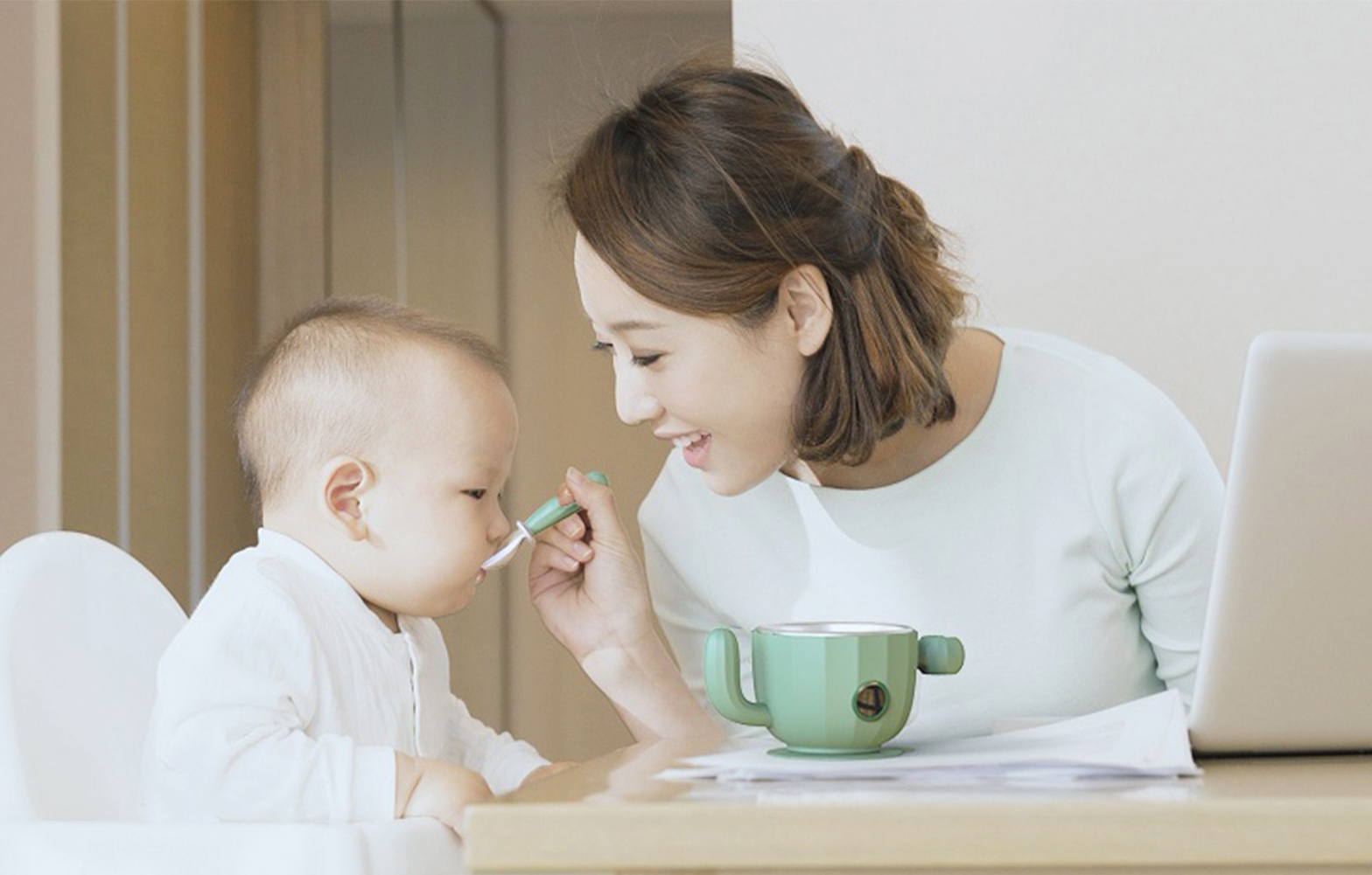 Hand drawn，sketch，cactus，Thermostatic bowl，Auxiliary food bowl，Baby products，