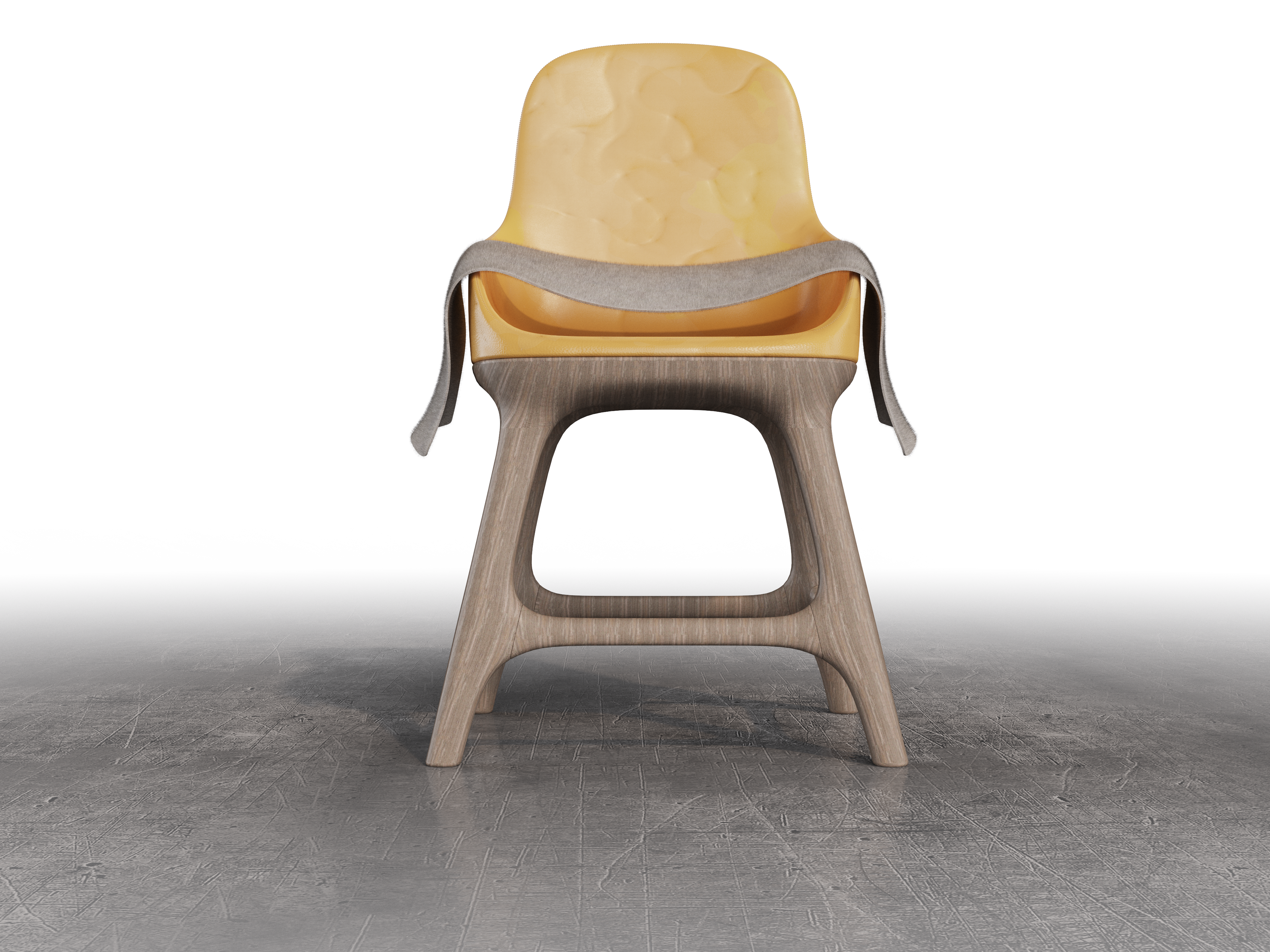 Leather chair，Render，keyshot，rhino，