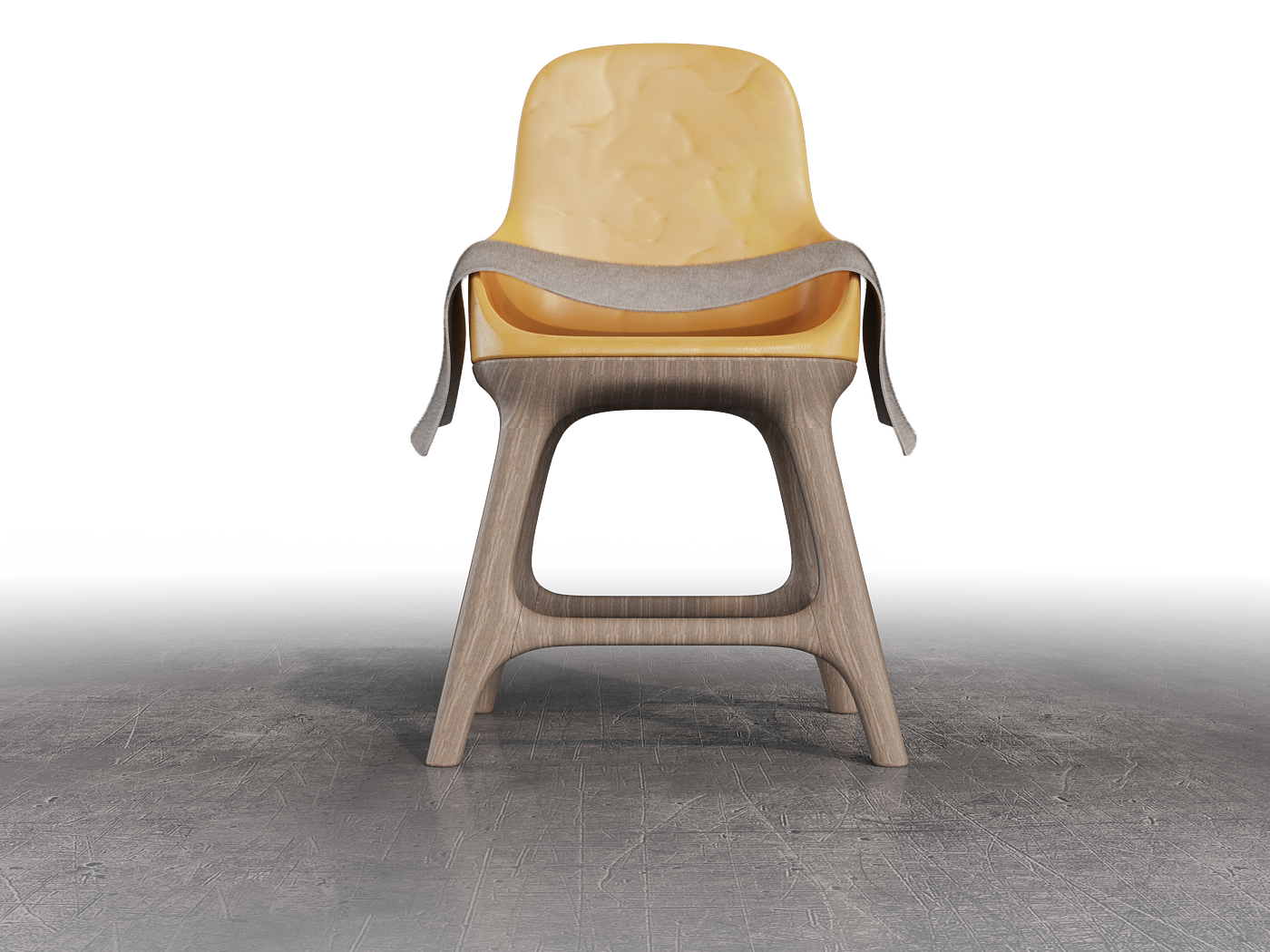 Leather chair，Render，keyshot，rhino，