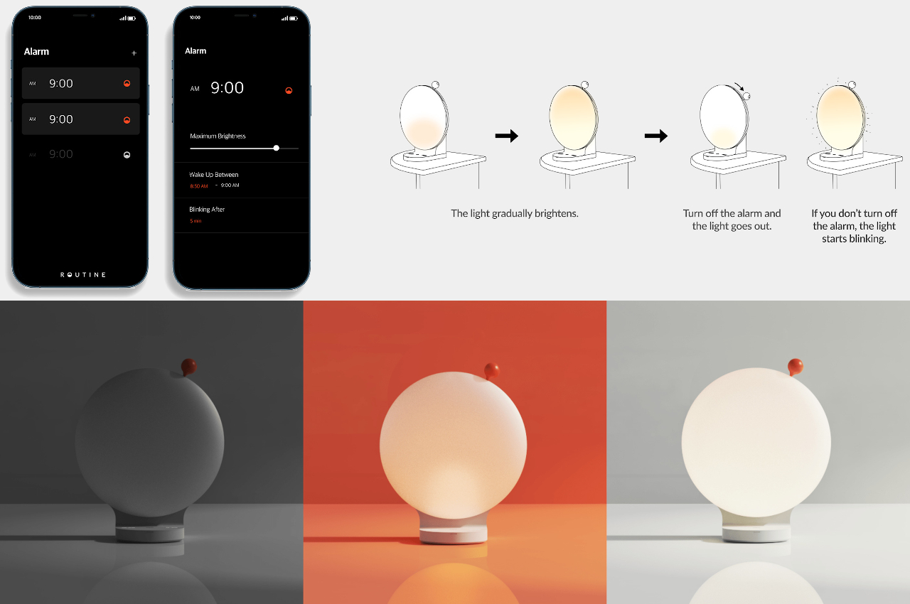 alarm clock，Wireless charging，lighting，