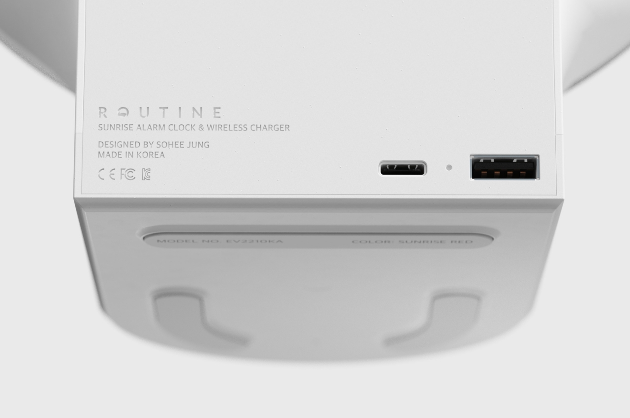 alarm clock，Wireless charging，lighting，