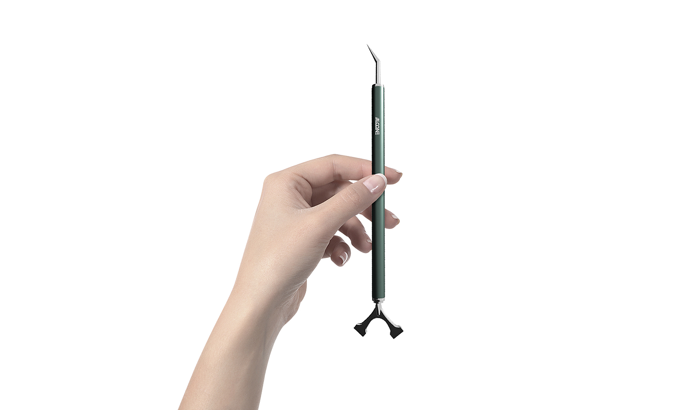 industrial design，product design，C4D rendering，Beauty tools，Detox needle，