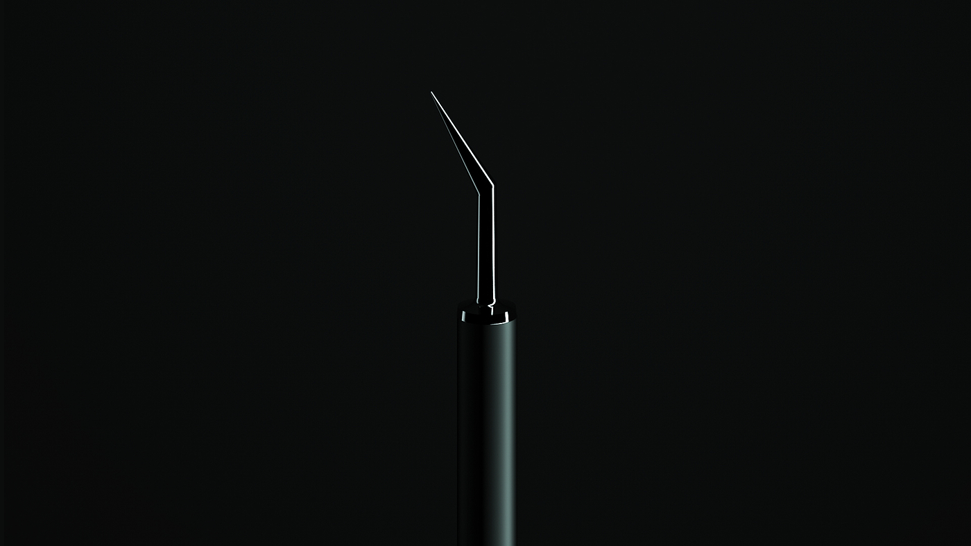 industrial design，product design，C4D rendering，Beauty tools，Detox needle，