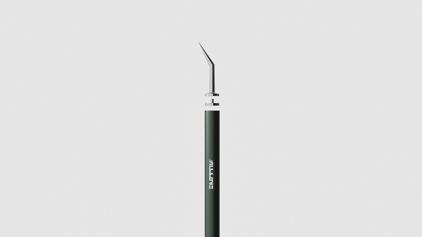 industrial design，product design，C4D rendering，Beauty tools，Detox needle，