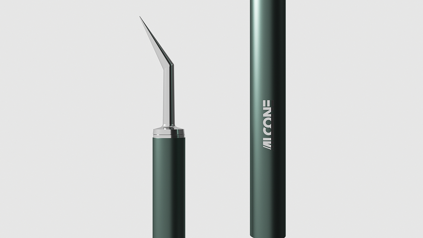 industrial design，product design，C4D rendering，Beauty tools，Detox needle，