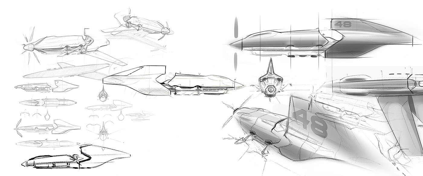 SchneiderTrophy，Water plane，concept，