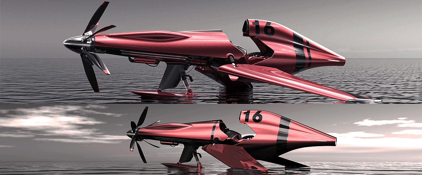 SchneiderTrophy，Water plane，concept，