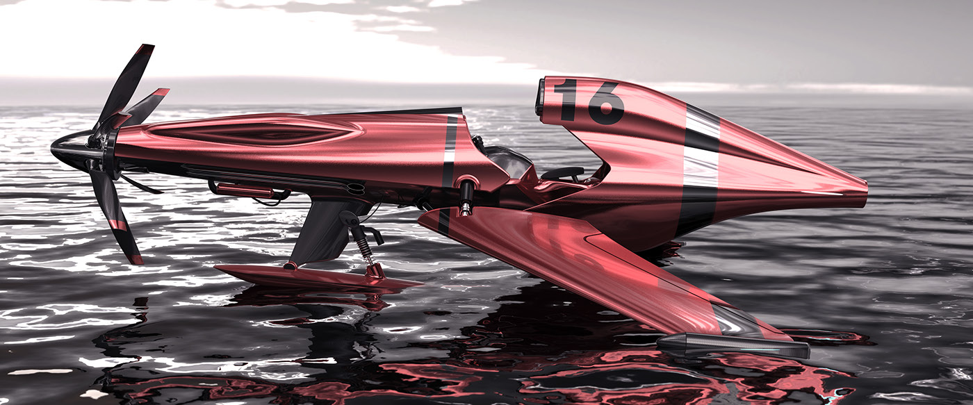 SchneiderTrophy，Water plane，concept，