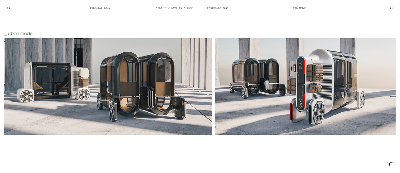 Polestar，Automatic driving，concept，modularization，multi-function，Multimode，automobile，City car，