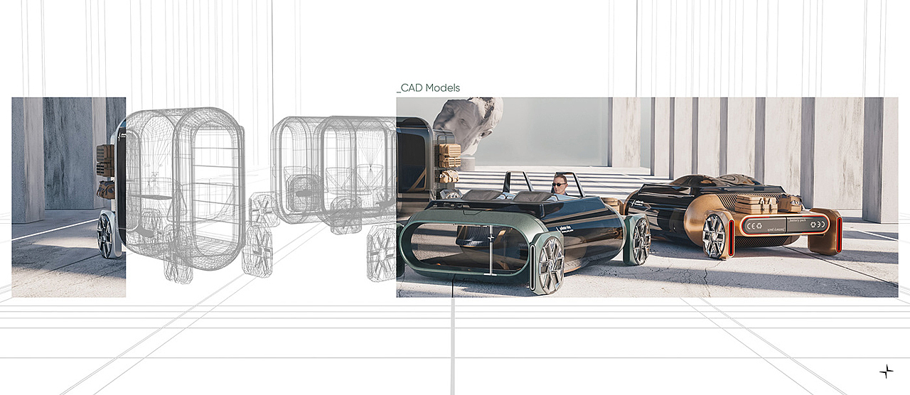 Polestar，自动驾驶，概念，模块化，多功能，多模式，汽车，城市汽车，