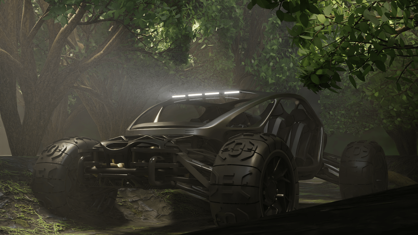 Off-road vehicle，Concept Car，modeling，vehicle，