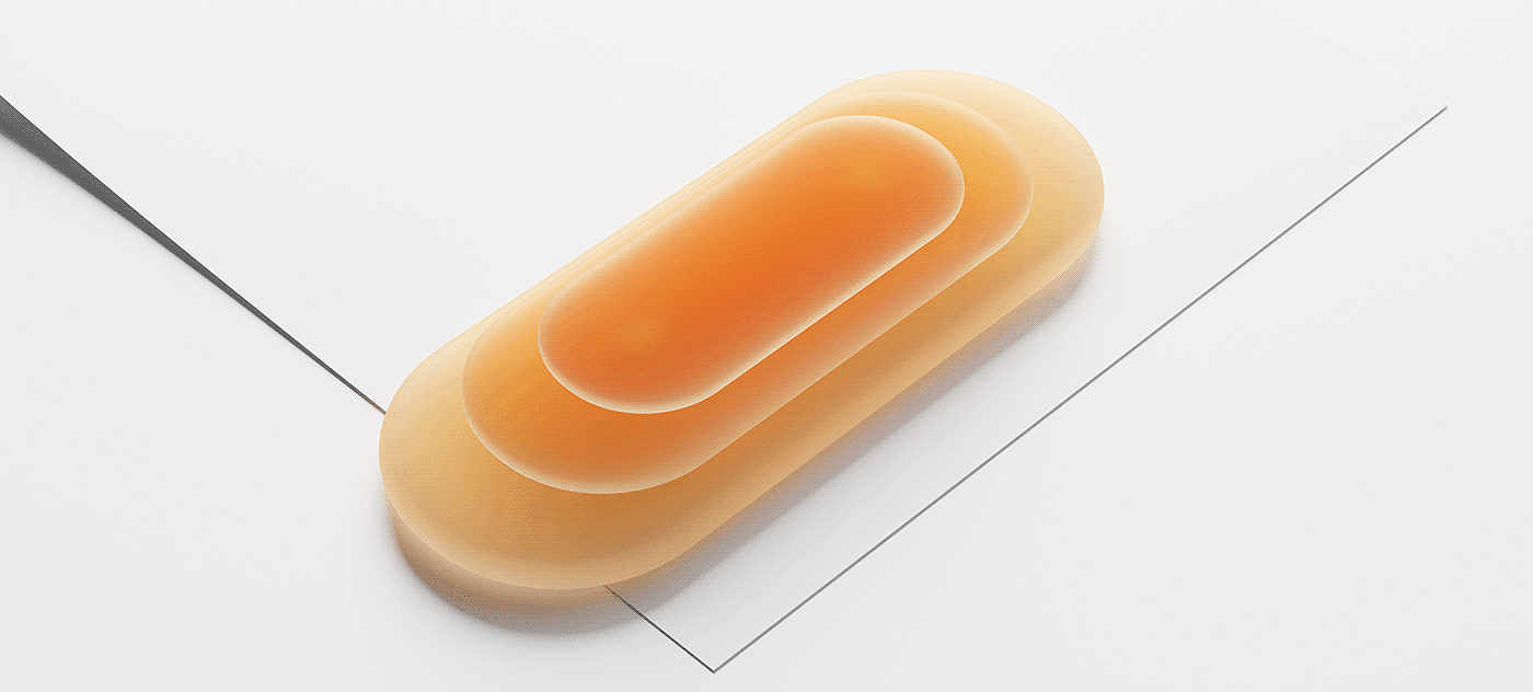 visualization，Render，Ripples，Glass，paper，industrial design，
