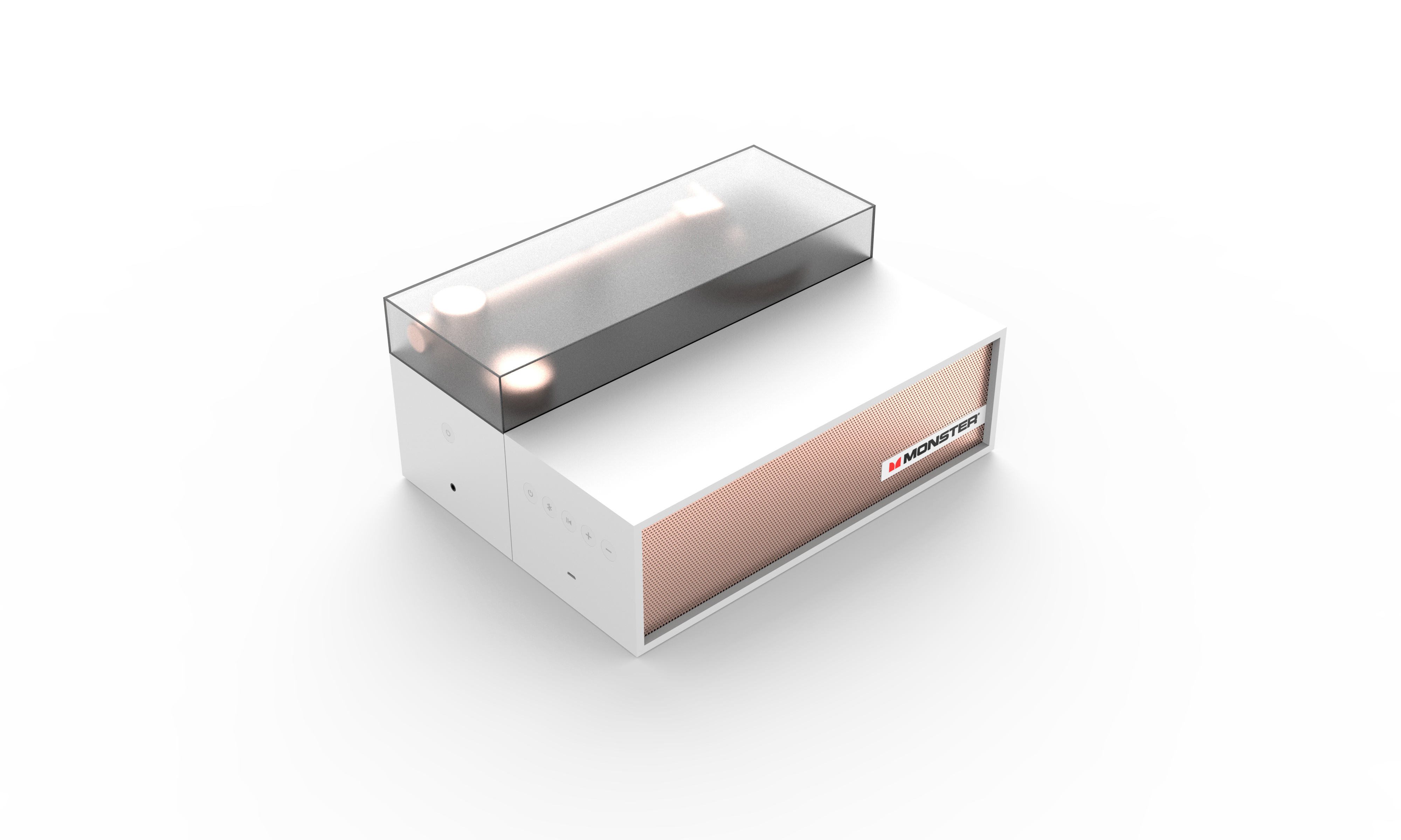 Black glue，loudspeaker box，Bluetooth Speaker ，Vinyl record，Transparent material，Split speaker，