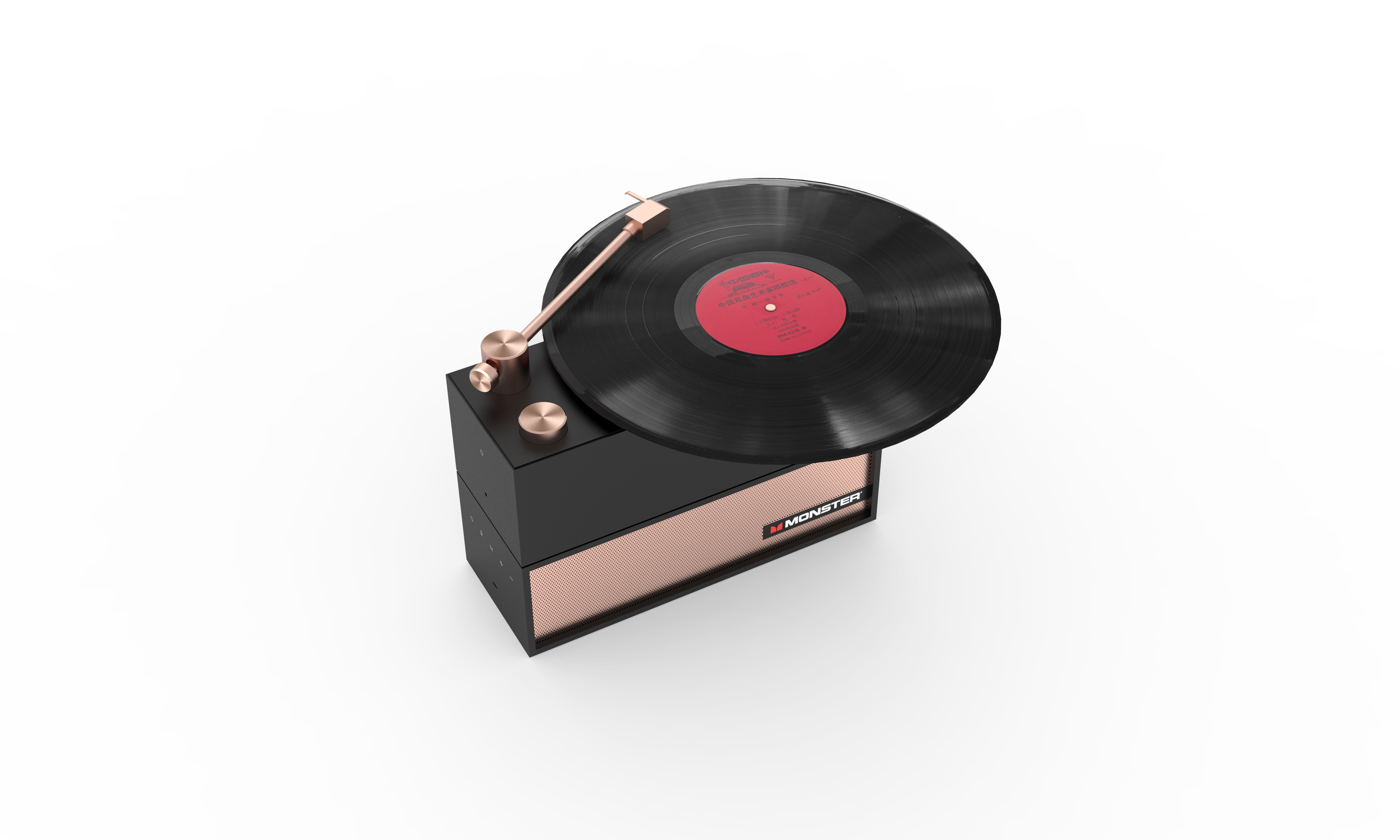 Black glue，loudspeaker box，Bluetooth Speaker ，Vinyl record，Transparent material，Split speaker，