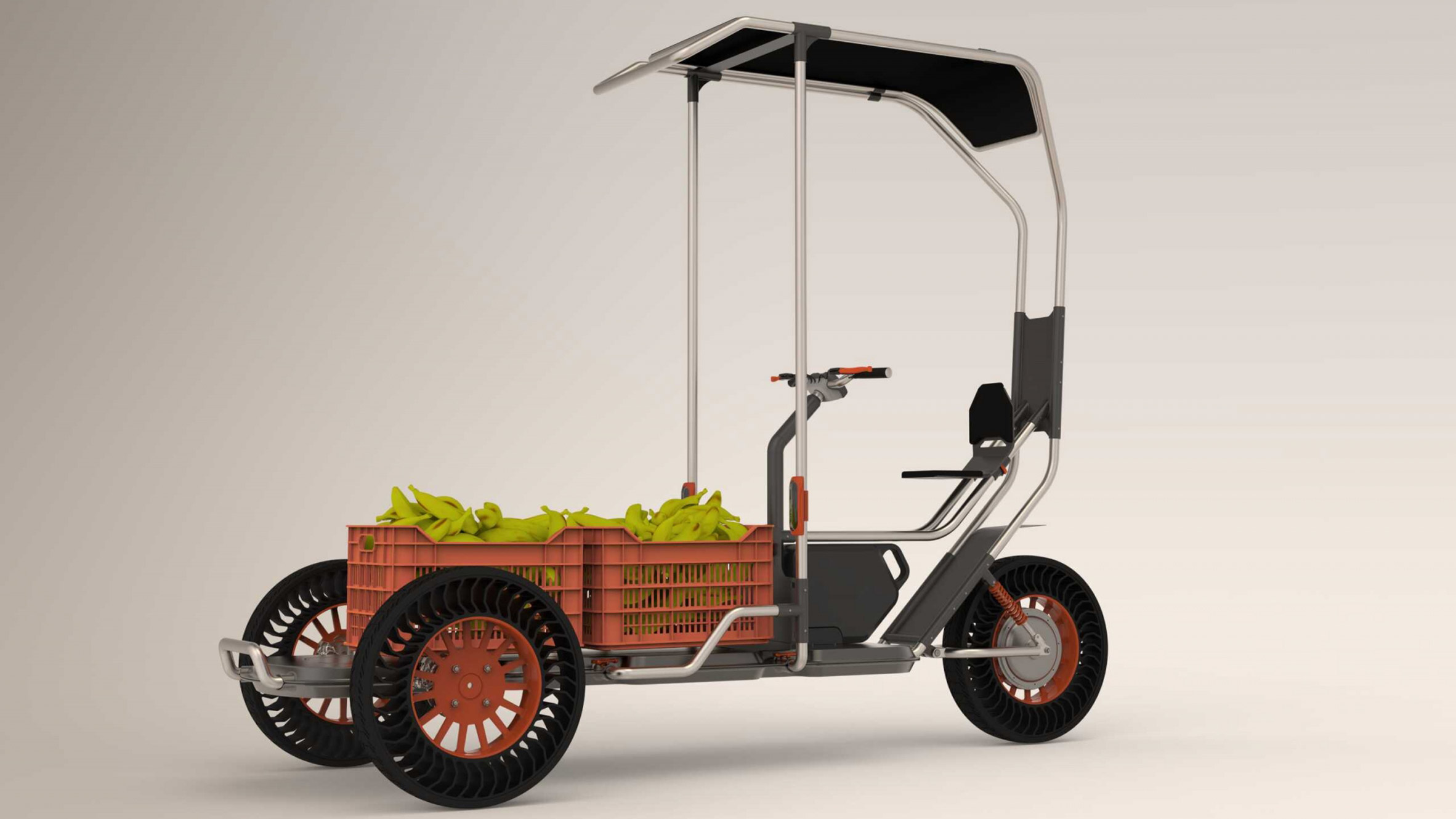 Future traffic，solar energy，Bicycle，freight transport，