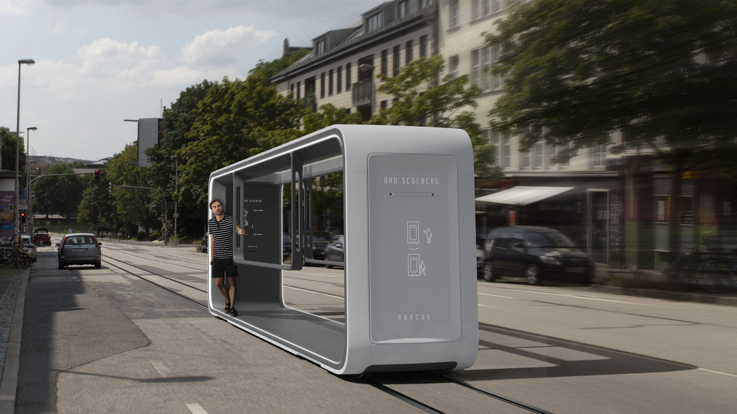 tram，Future traffic，Electric，industrial design，