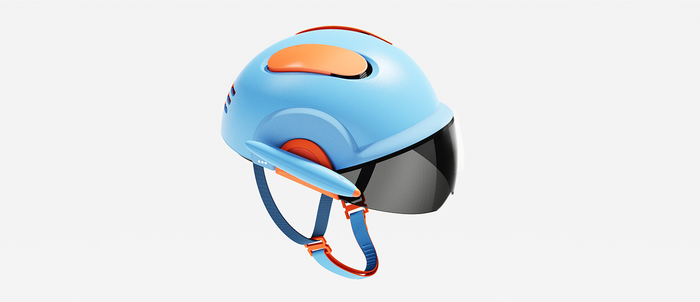 industrial design，product design，AR helmet，Virtual space，Graffiti，