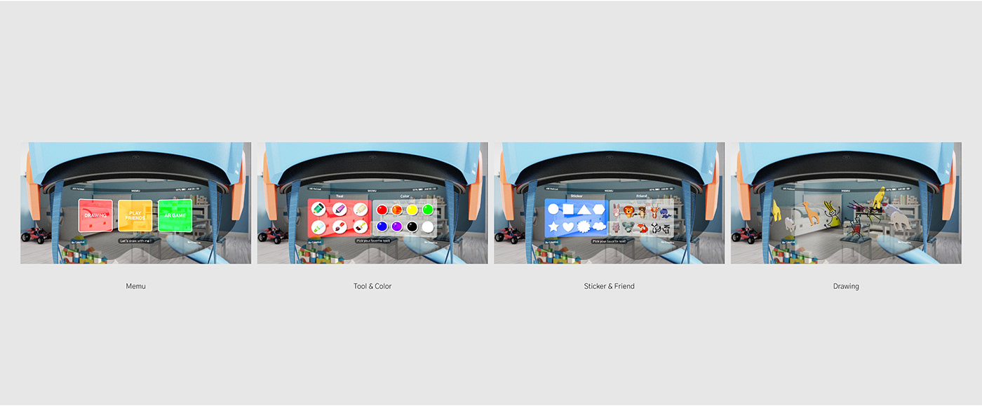 industrial design，product design，AR helmet，Virtual space，Graffiti，