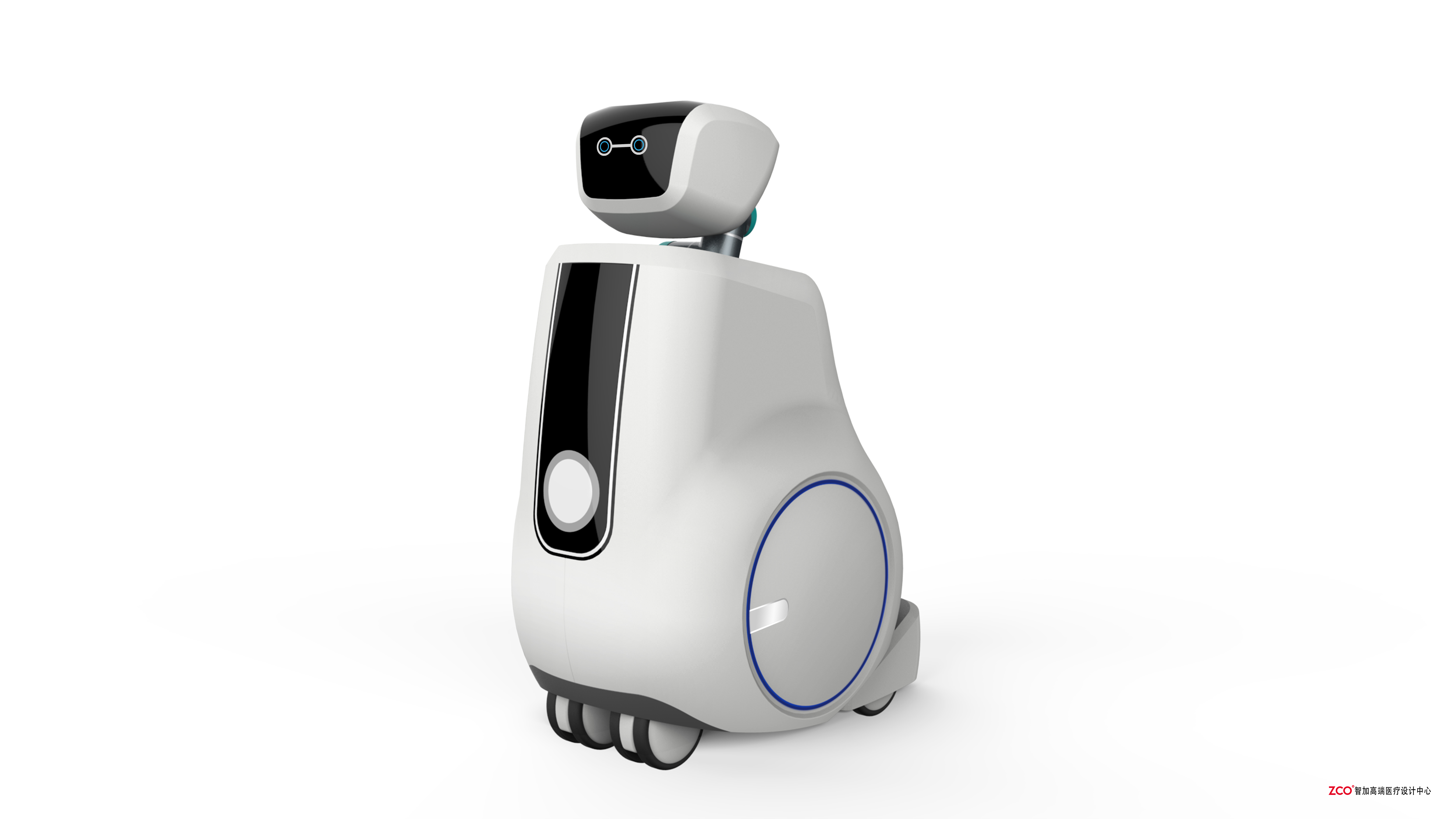 Zhijia design，Chika，small-scale，robot，human body，testing，medical care，
