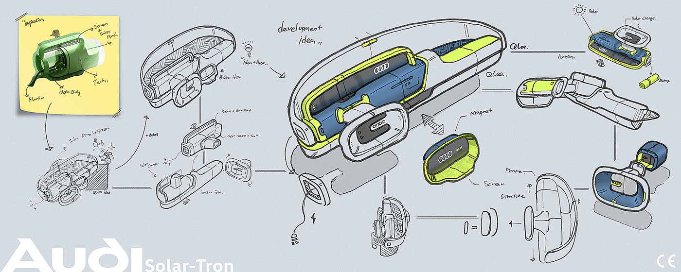 vehicle，Hand drawn，