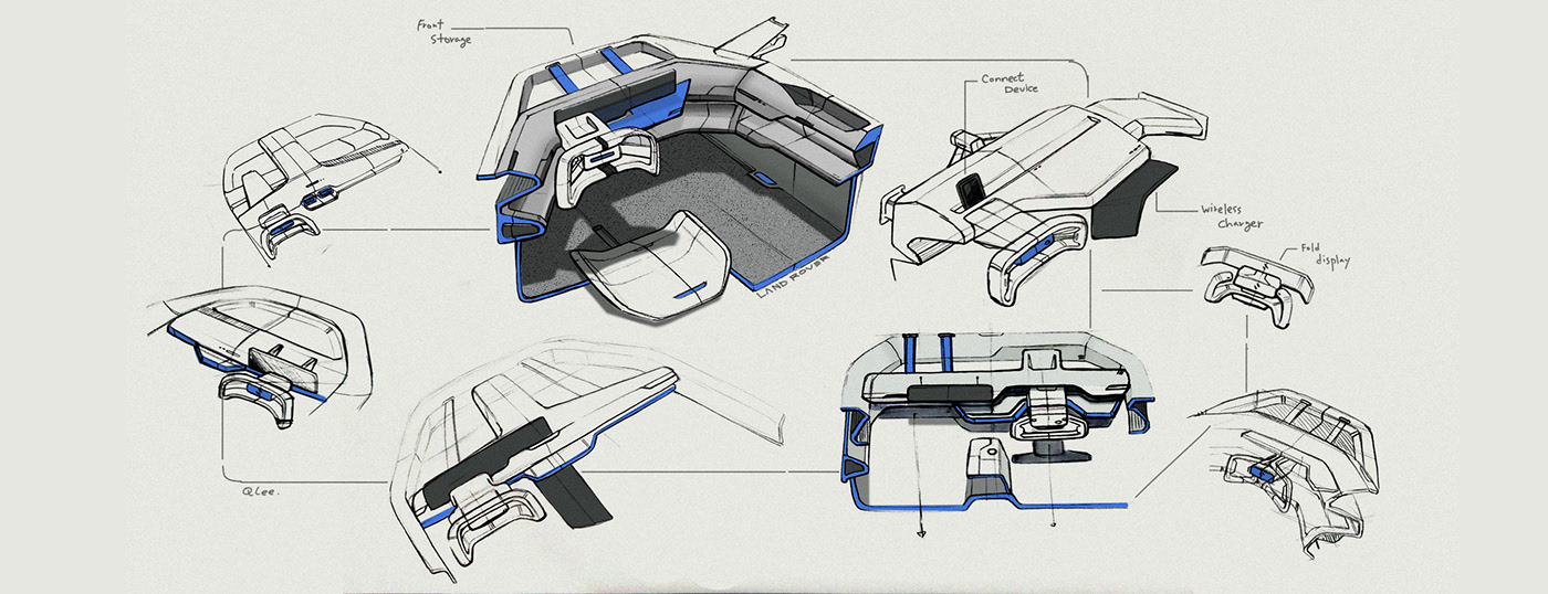 vehicle，Hand drawn，