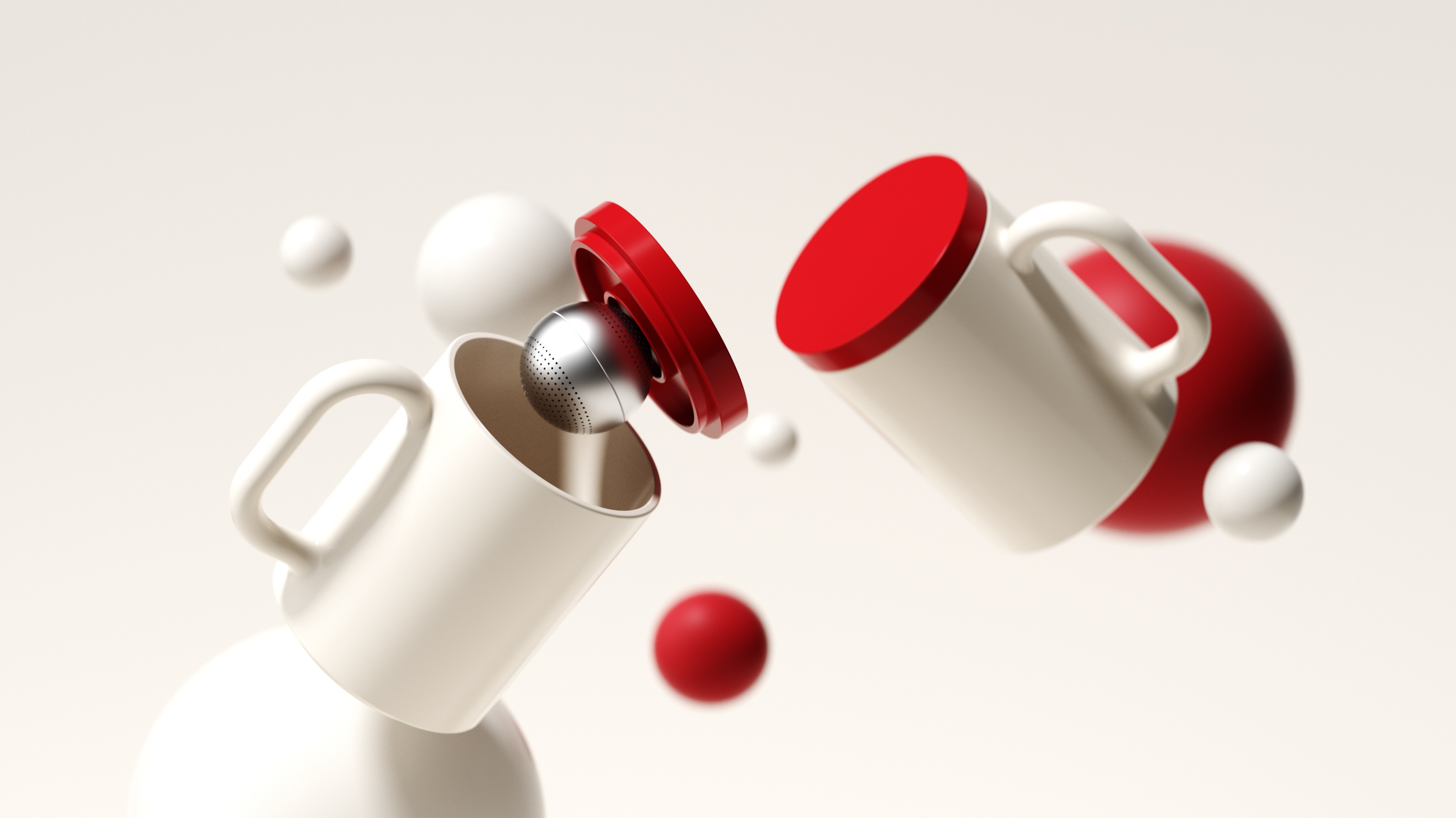 Mug, teacup, magnetic attraction，