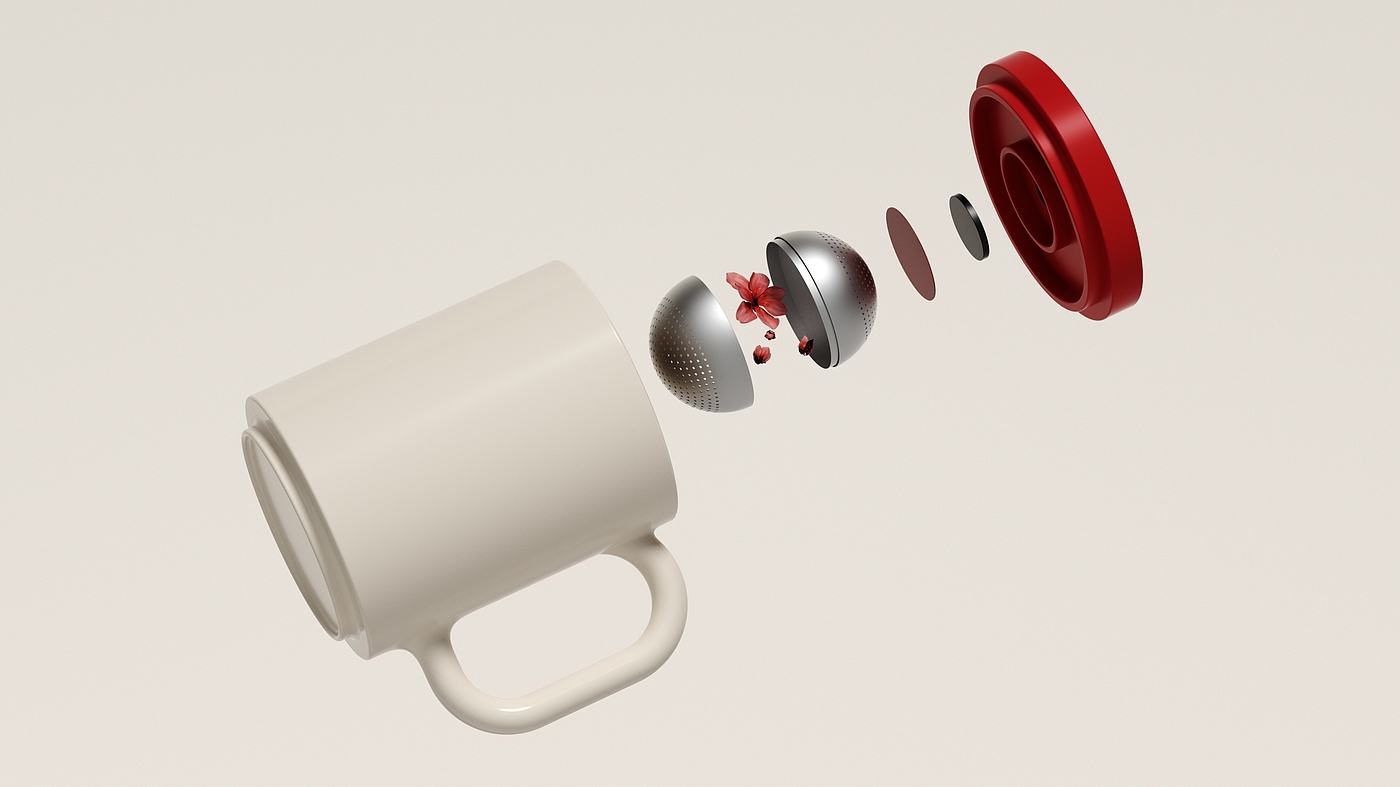 Mug, teacup, magnetic attraction，