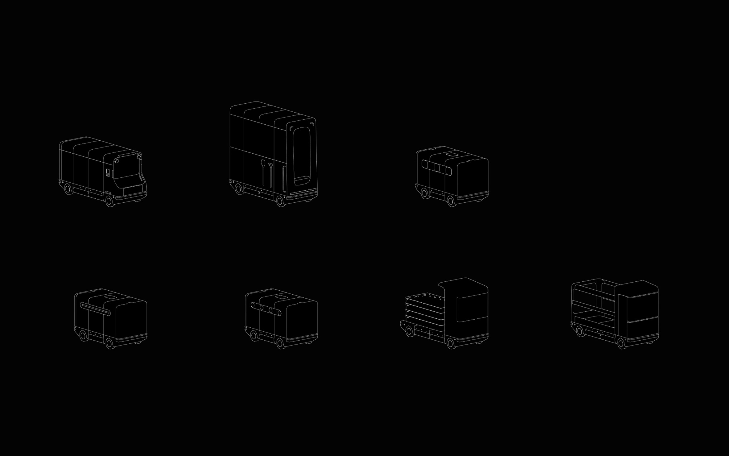 vehicle，Future traffic，Electric，Automatic garbage truck，Paris，conceptual design，