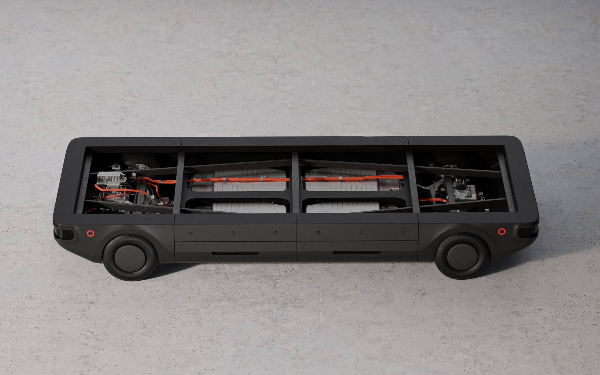 vehicle，Future traffic，Electric，Automatic garbage truck，Paris，conceptual design，