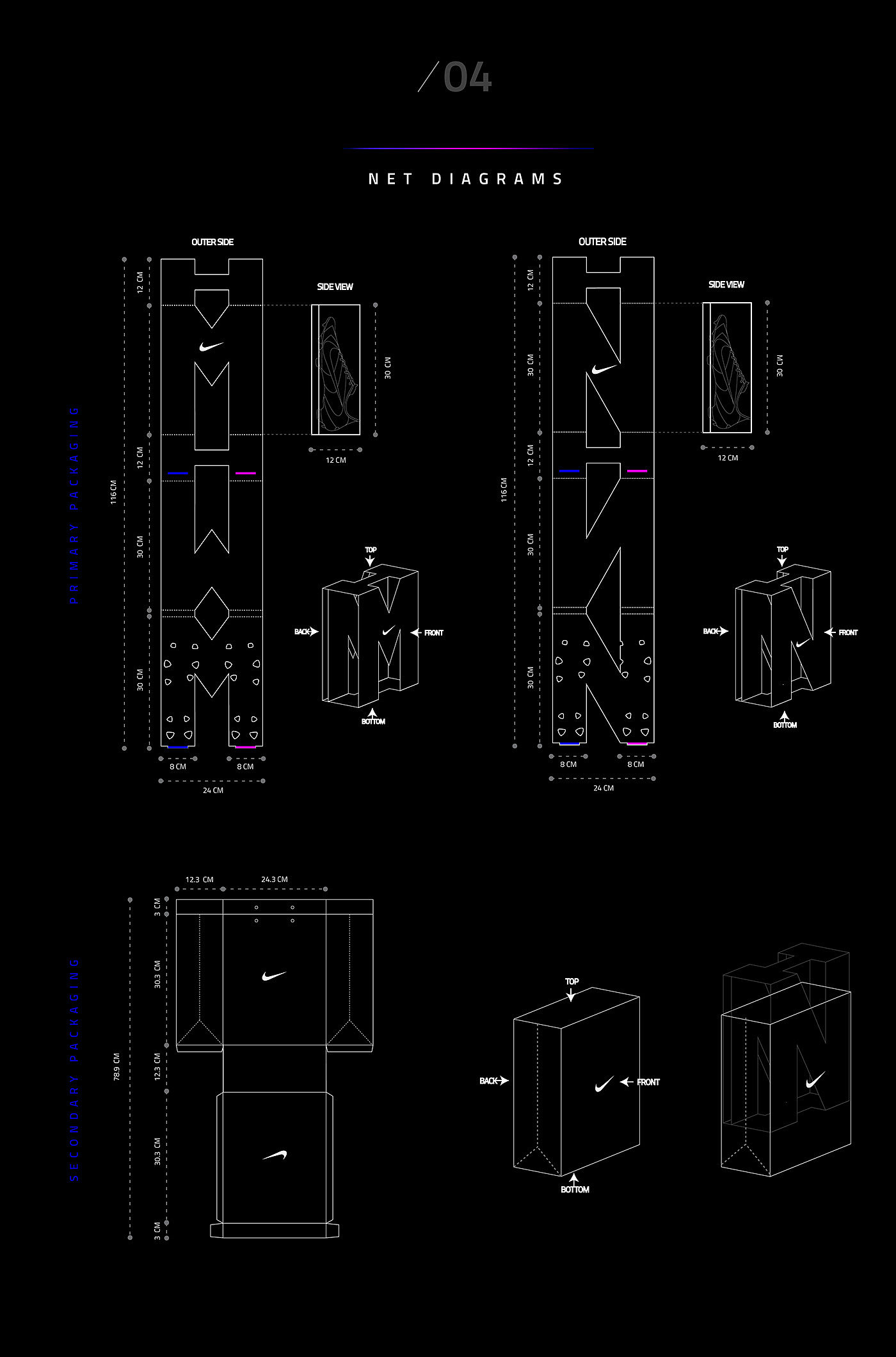 nike，packing design，Soccer shoes，