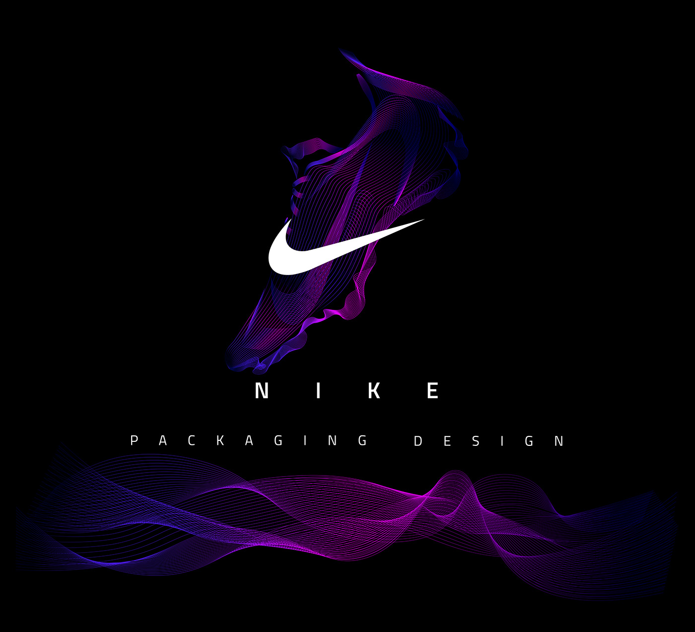 nike，packing design，Soccer shoes，