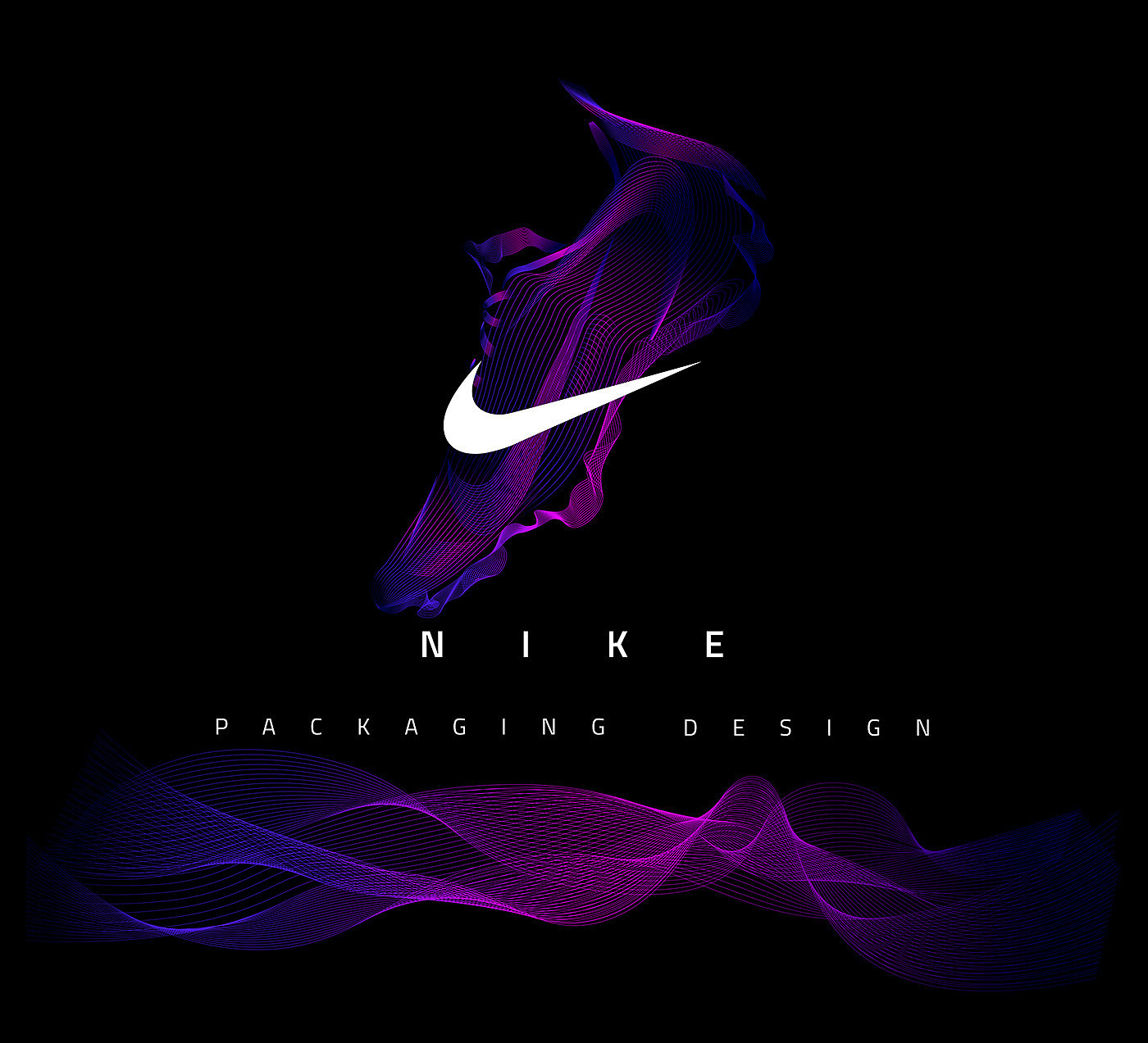 nike，packing design，Soccer shoes，