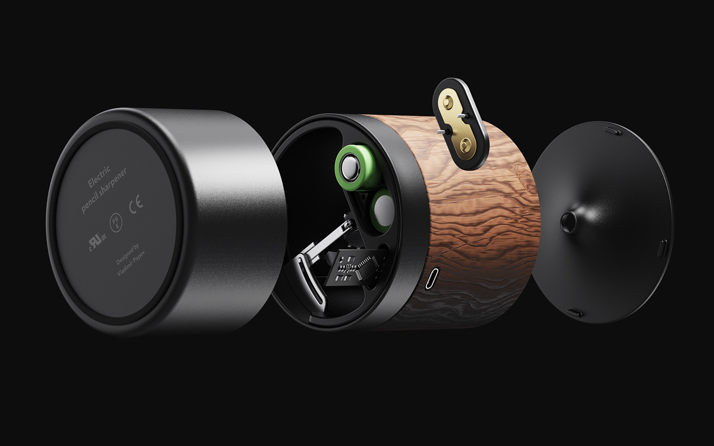 pencil sharpener，conceptual design，simple，Stationery，