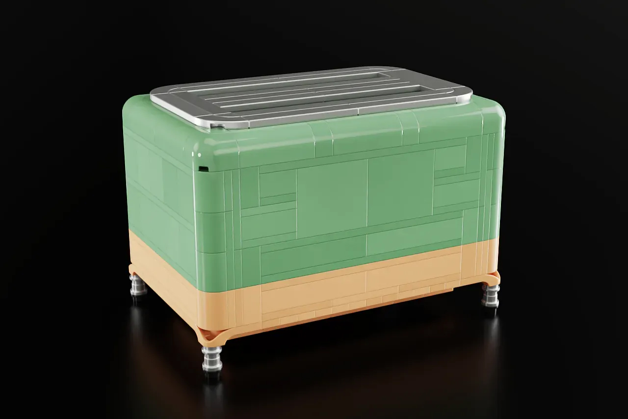 toaster，Retro，Lego，