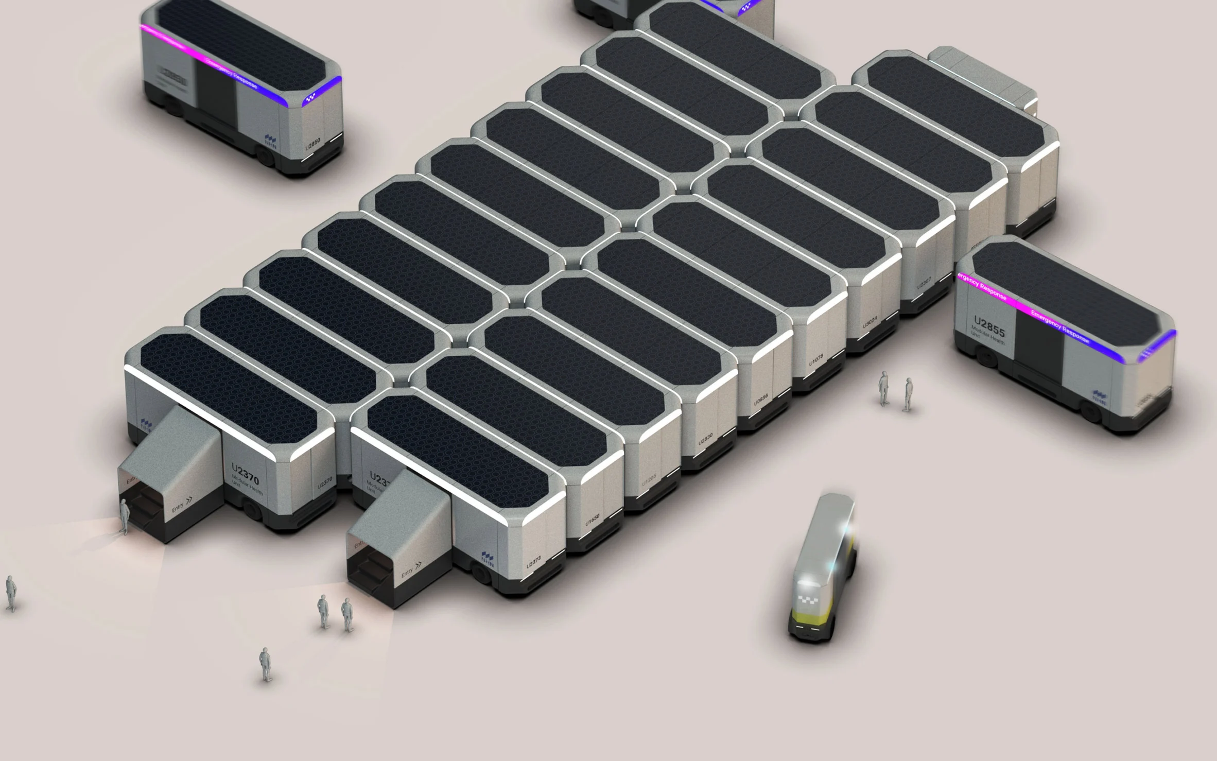 Emergency vehicle，Can be ejected，