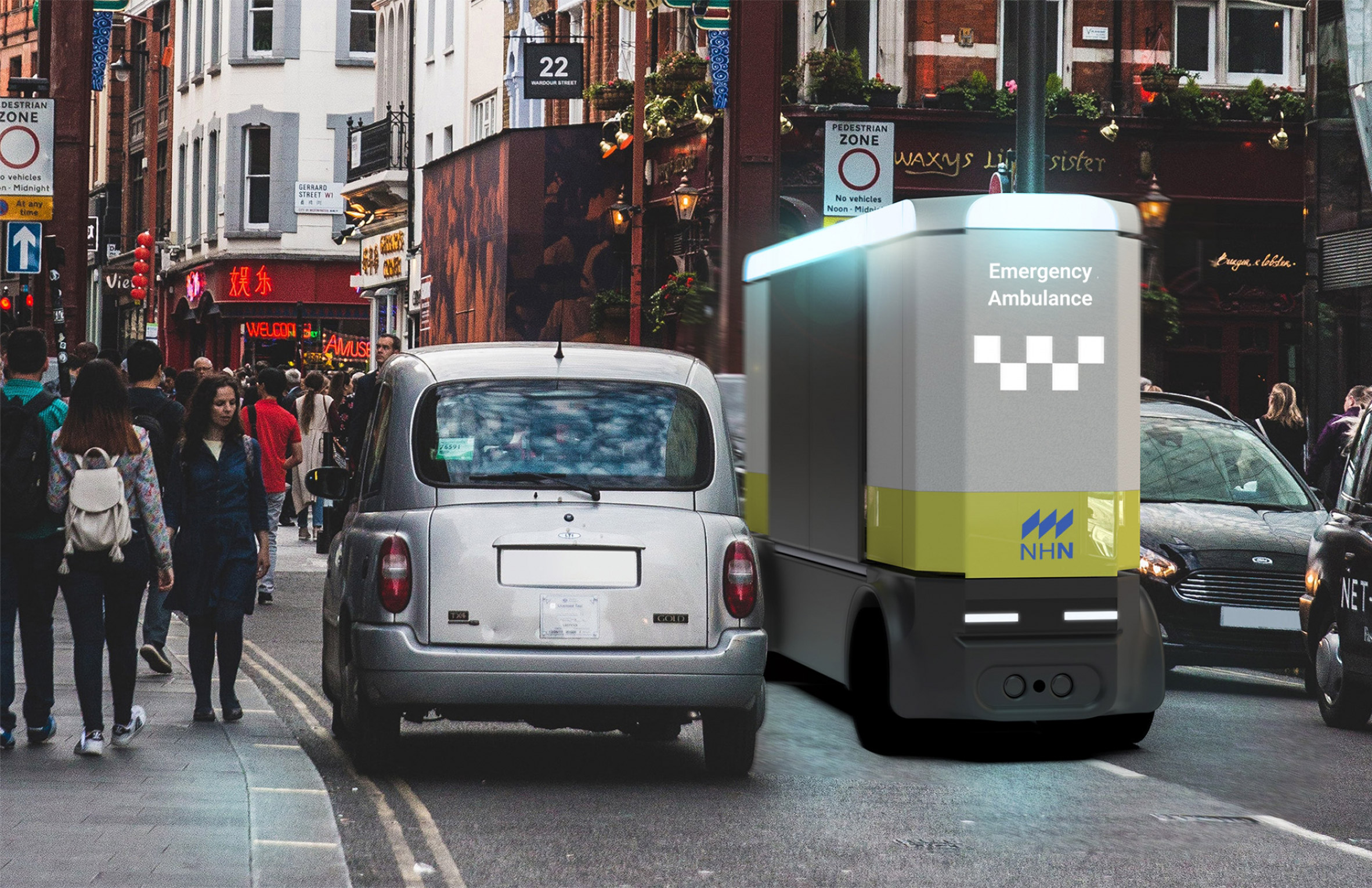 Emergency vehicle，Can be ejected，