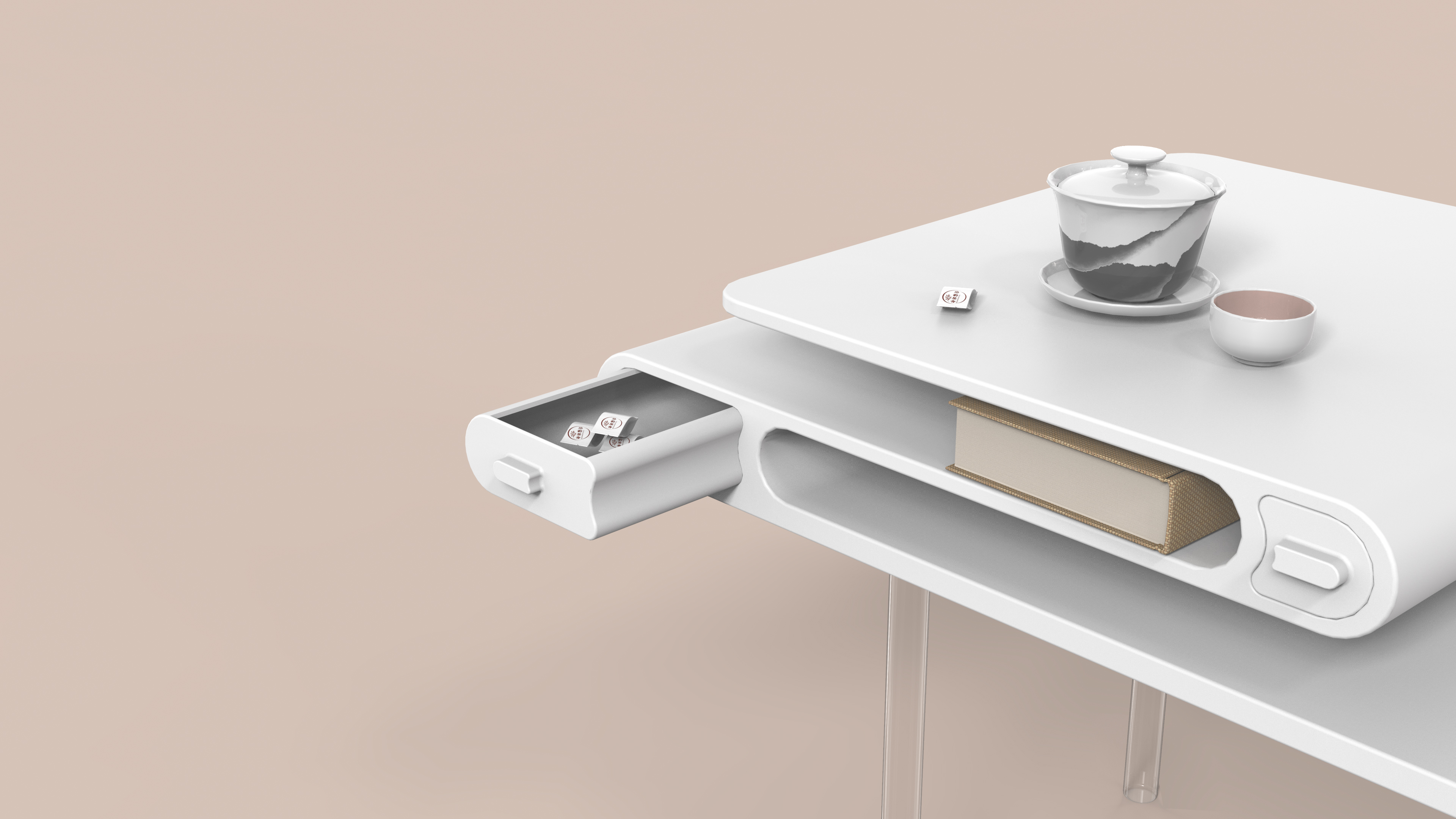 chair，originality，artistic conception，tea table，