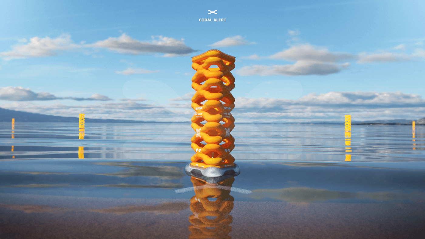 Monitoring buoy，Coral reef，sustainable，product design，Design，