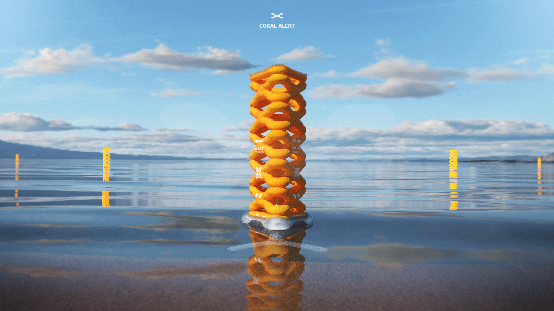 Monitoring buoy，Coral reef，sustainable，product design，Design，