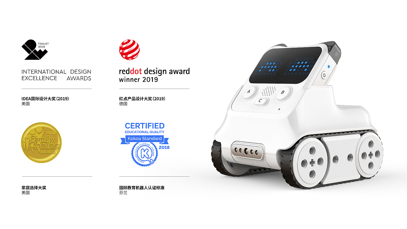 industrial design，product design，Cross-border products，Toy design，Online education，artificial intelligence，Programming Education，Learning robot，