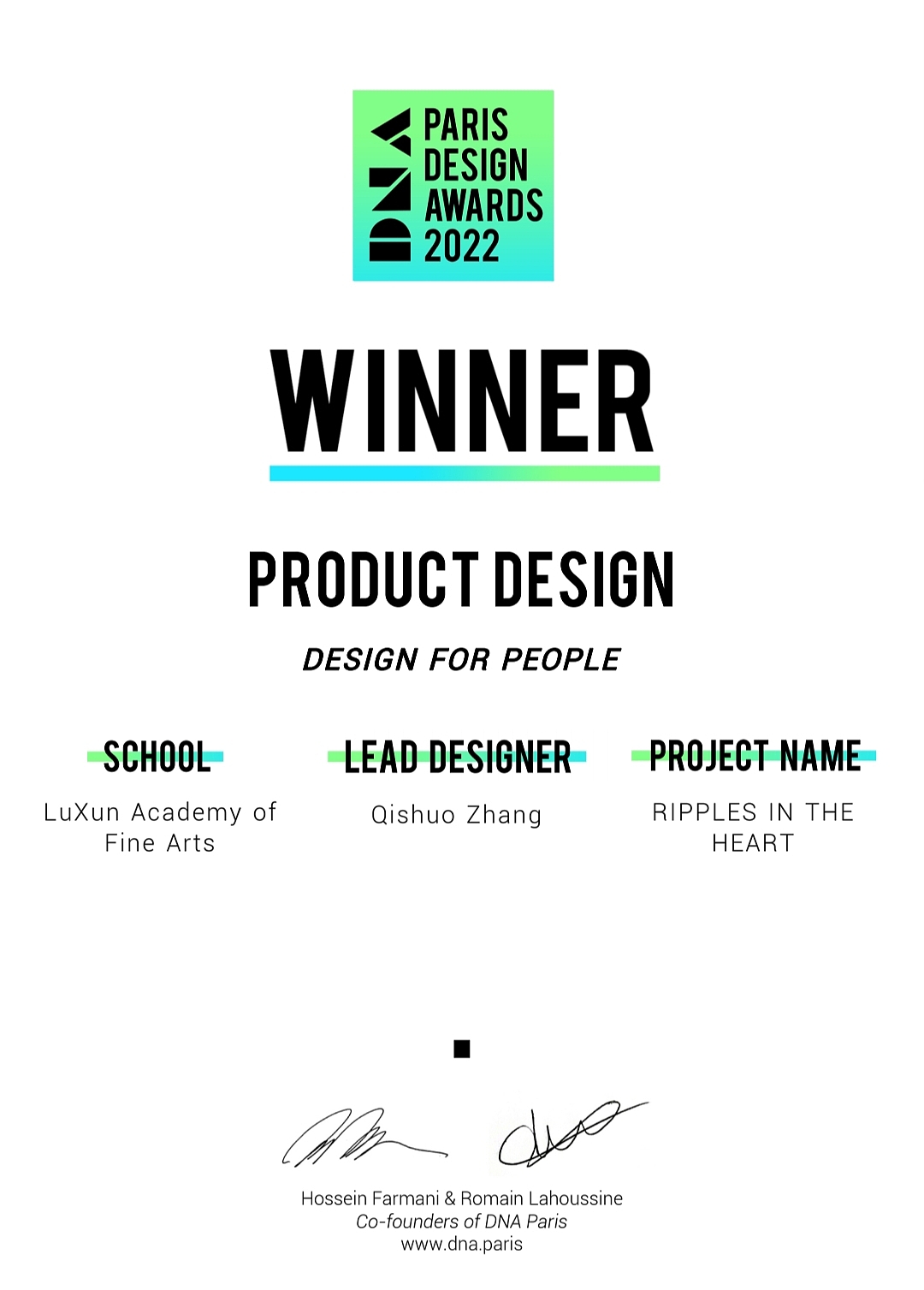 industrial design，product design，Barrier free design，visually impaired group，Design Competition，Paris DNA Design Award，College Student Competition，Interaction design，