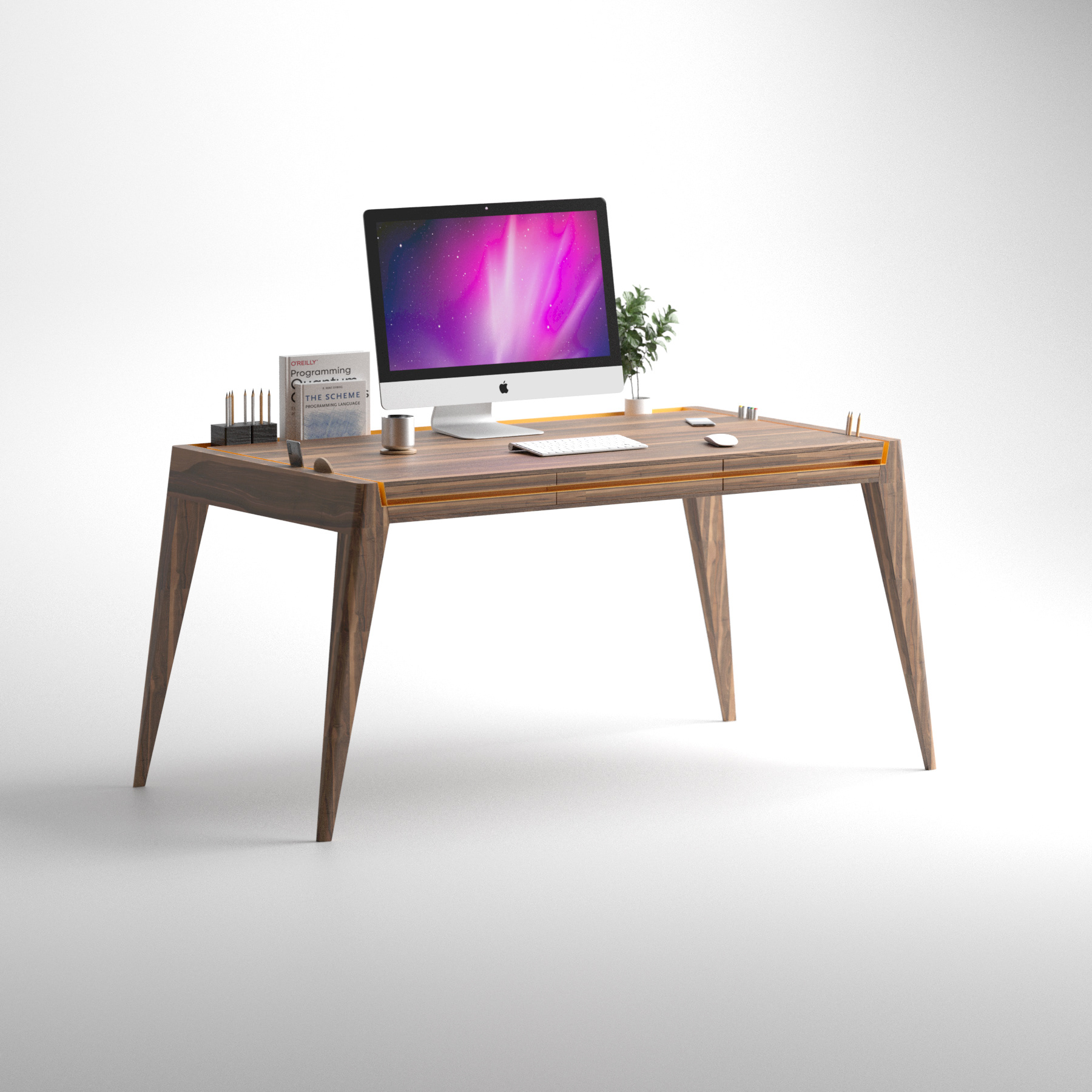 Table，furniture，Walnut desk，originality，