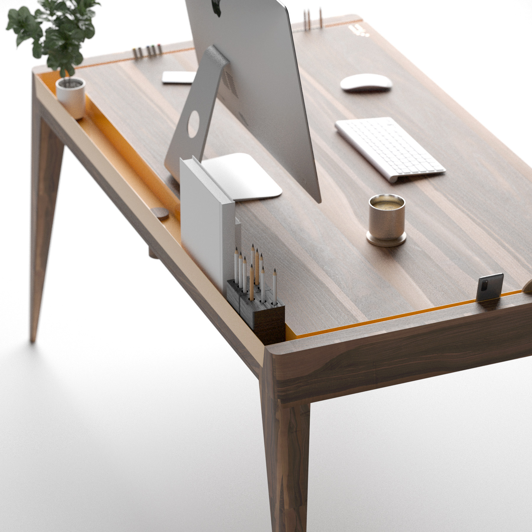 Table，furniture，Walnut desk，originality，