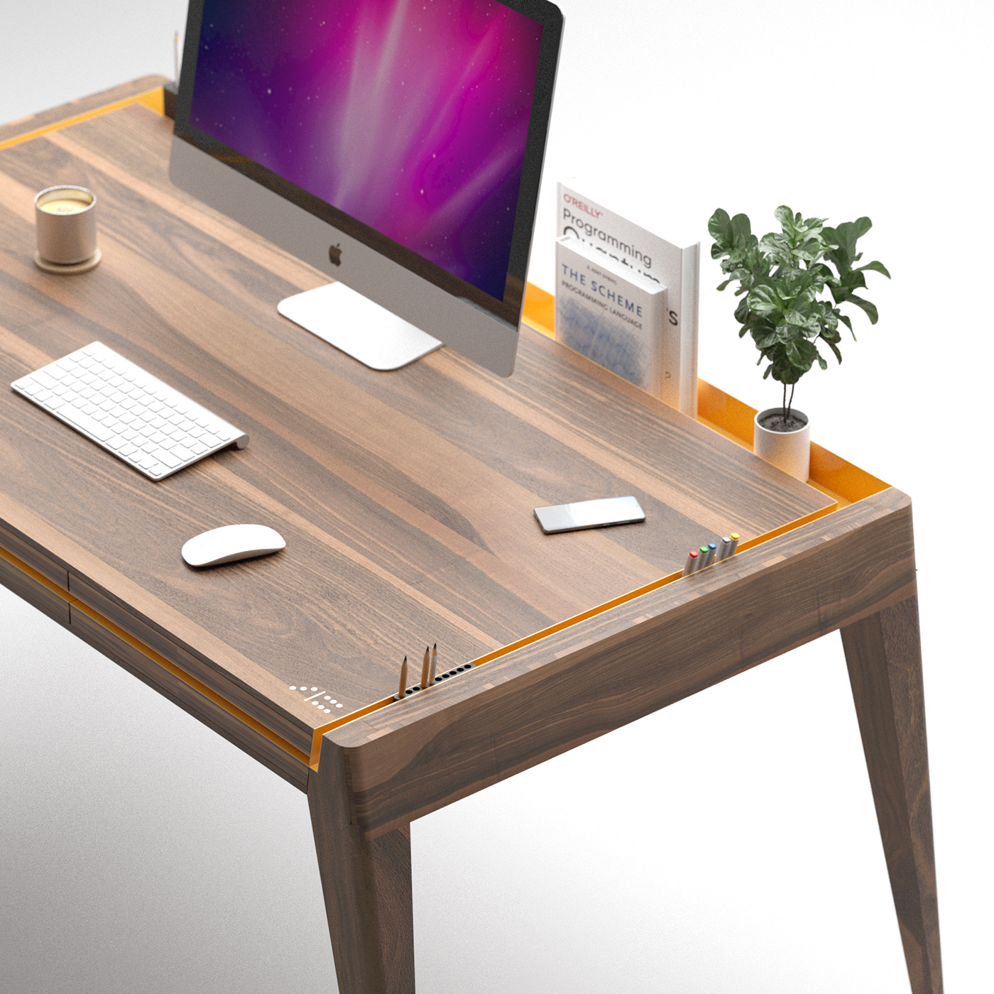 Table，furniture，Walnut desk，originality，