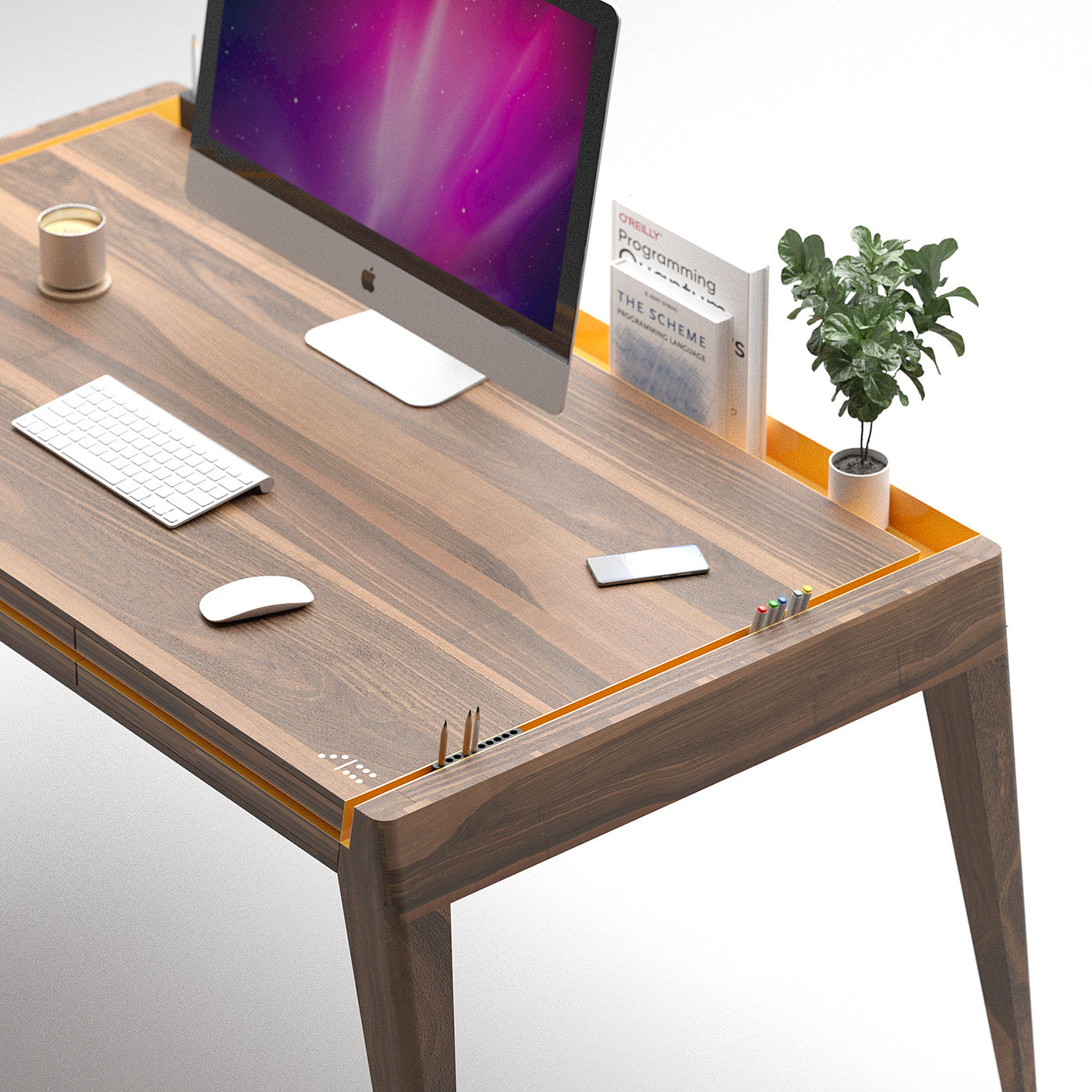 Table，furniture，Walnut desk，originality，